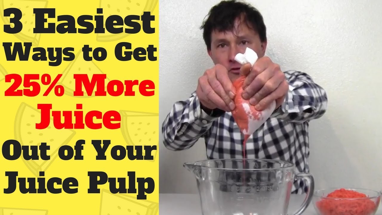 3 Easiest Ways to Get 25% More Juice out of Your Juice Pulp