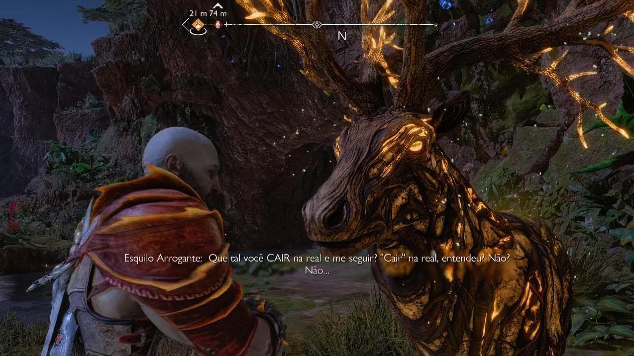 God of War Ragnarök - Derrotando o Dragão Mandíbula de Rocha 