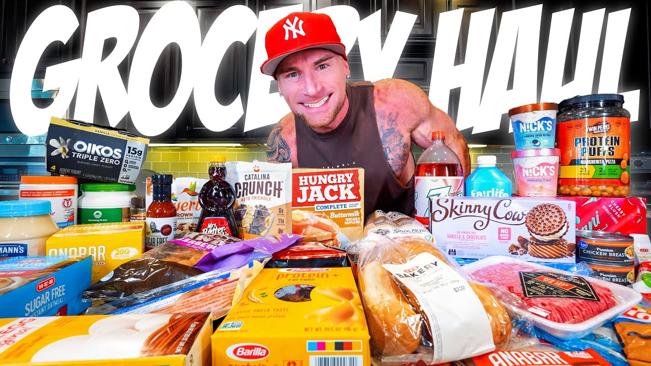 HIGH PROTEIN GROCERY HAUL FOR FAT LOSS | Healthy Snacks, Desserts, & Drinks!