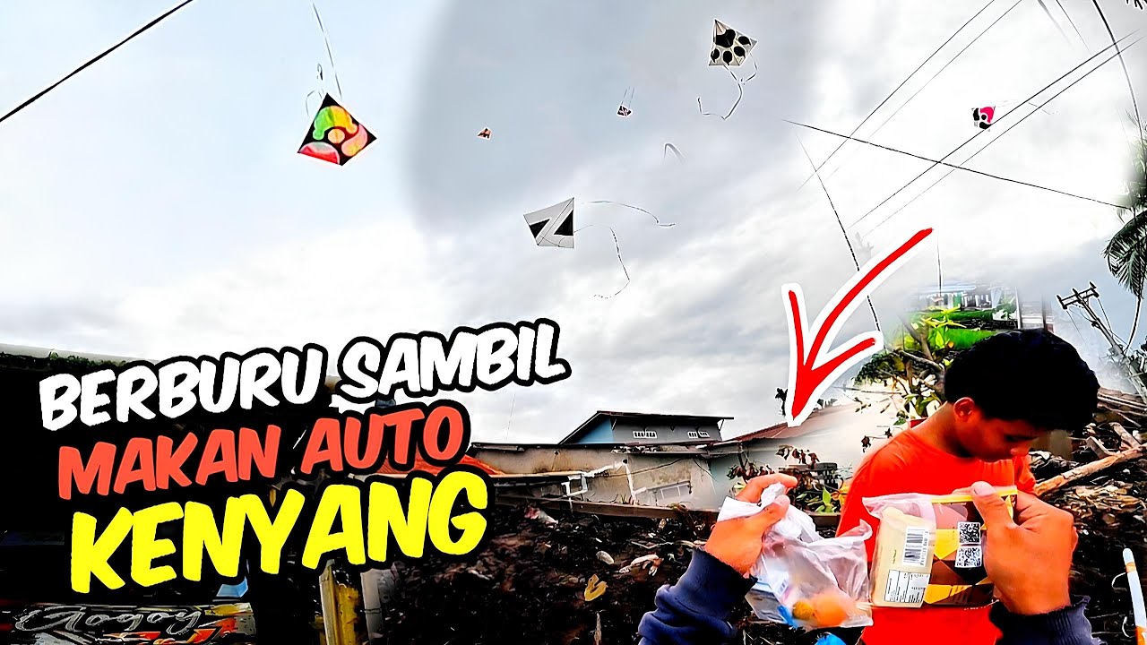 GOKIL‼️LAGI ASIK BERBURU LAYANGAN PUTUS IYUSZX MALAH DIKASIH MBG DENGAN WARGA 