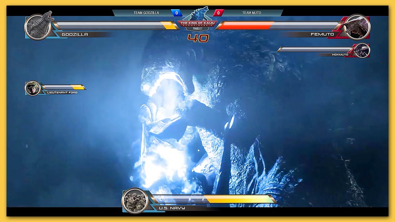 Godzilla vs Femuto & Hokmuto Final Battle with Healthbars | Concept Gameplay Video