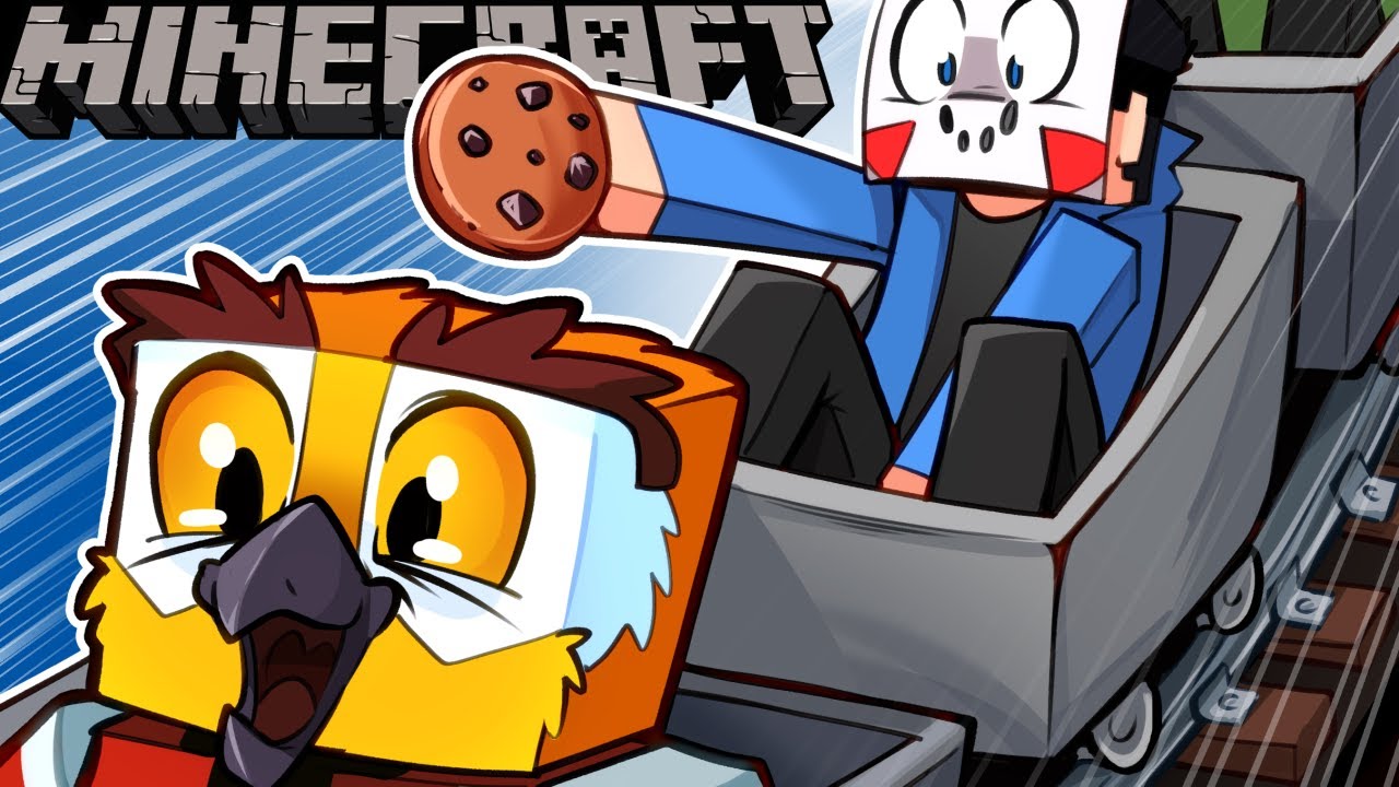 Я ИГРАЛ С ВАНОССОМ И НОГЛА В MINECRAFT! - (Точка зрения сумасшедшего) Постройка домика на дереве!
