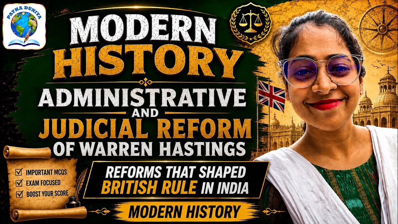 Administrative and judicial reform of warren Hastings #history#ssbtgt