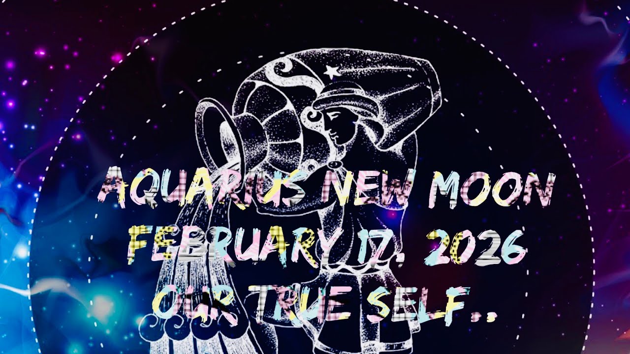 AQUARIUS NEW MOON SOLAR ECLIPSE FEBURARY 17 - March 3, 2026:OUR TRUE SELF...