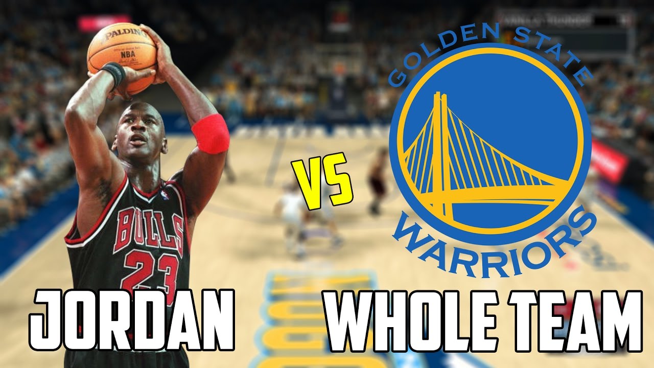 Can Michael Jordan Beat The Warriors Playing By Himself? NBA 2K17 Gameplay!
