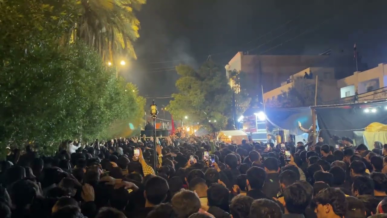 دخول ملا محمد باقر الخاقاني عزاء سلطانه فاطمة الى الكاظمية 