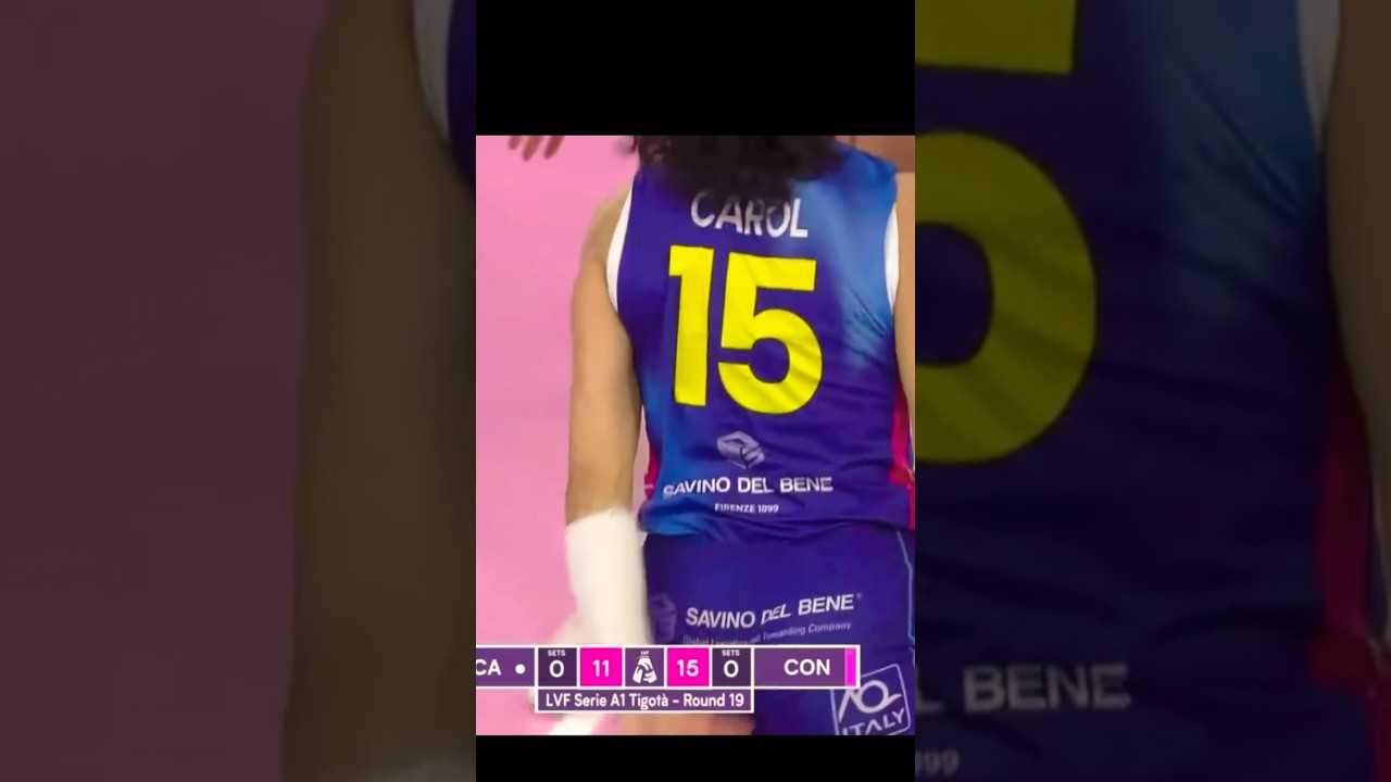 Carol Da Silva Running Attack #carol #middleblocker #scandicci #volleyballworld