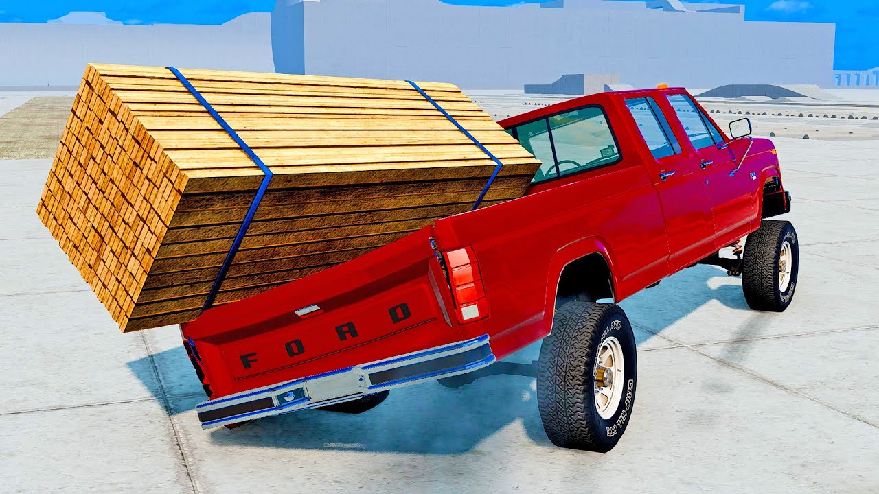 WE BROKE FORD F250! BeamNG Drive