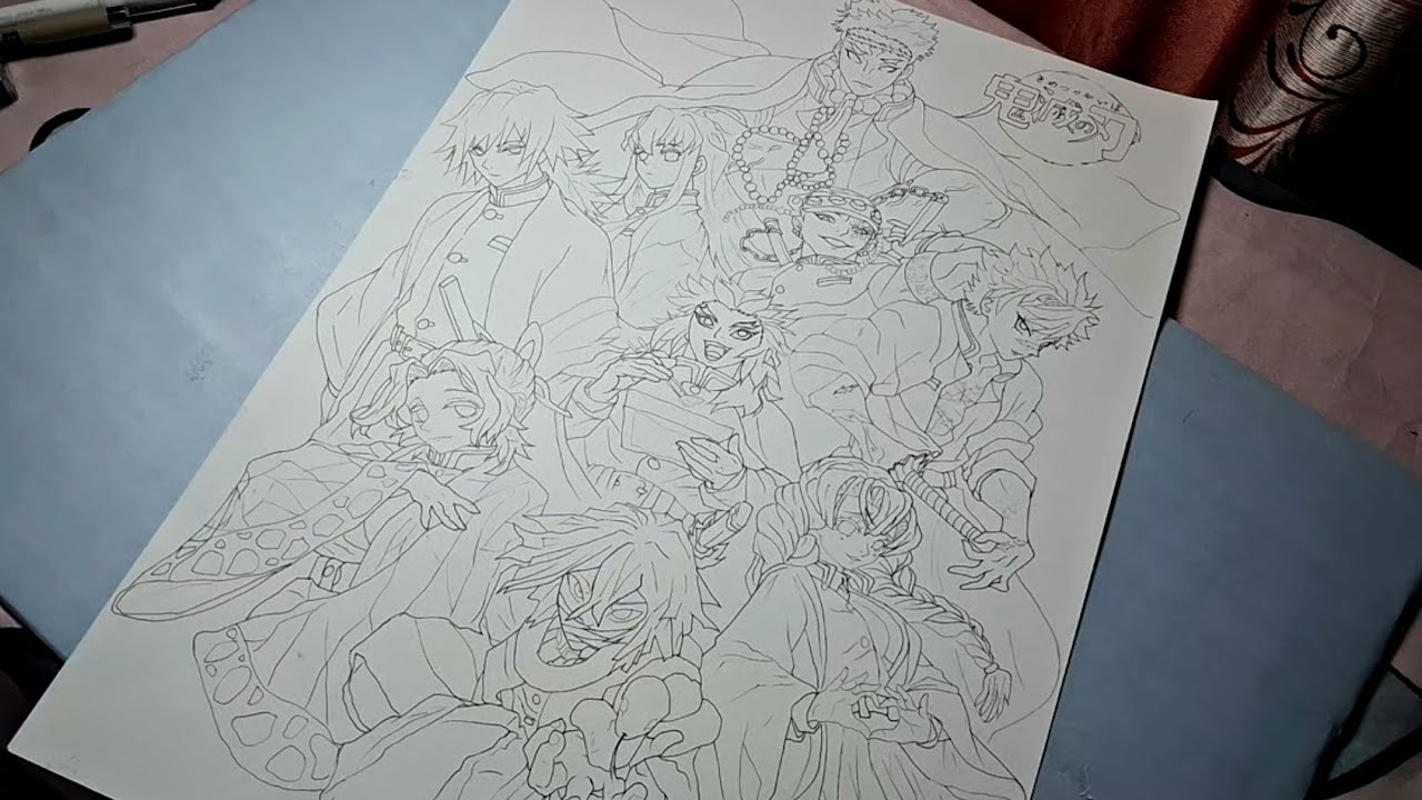 I Draw Demon slayer All Hashira  (Rengoku Kyōjurō) 