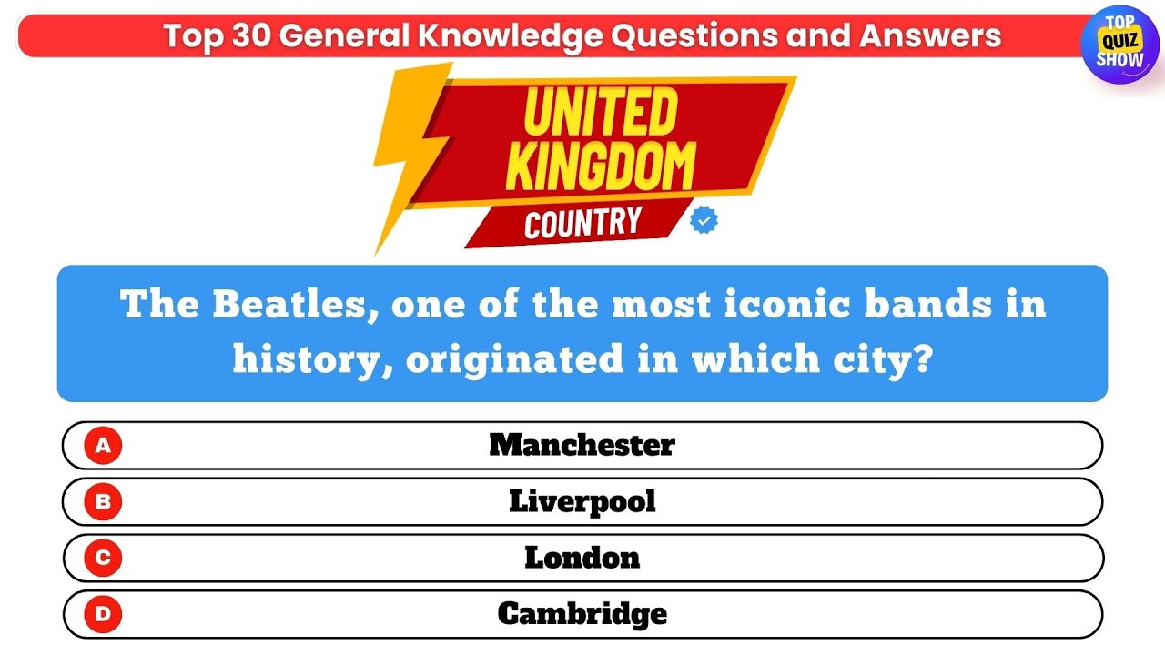 United Kingdom Quiz: Test Your Knowledge on Food, History, Landmarks, and More! 💂