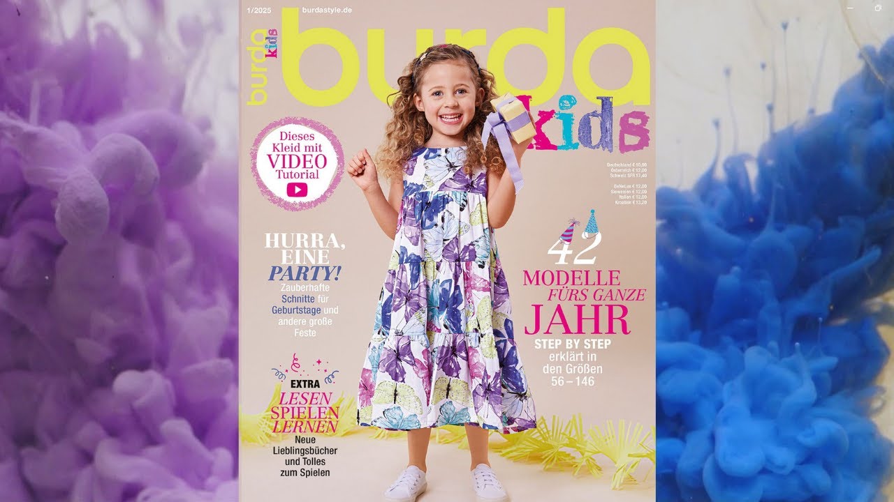 Burda Kids 2025 l Sewing magazine Flip Through