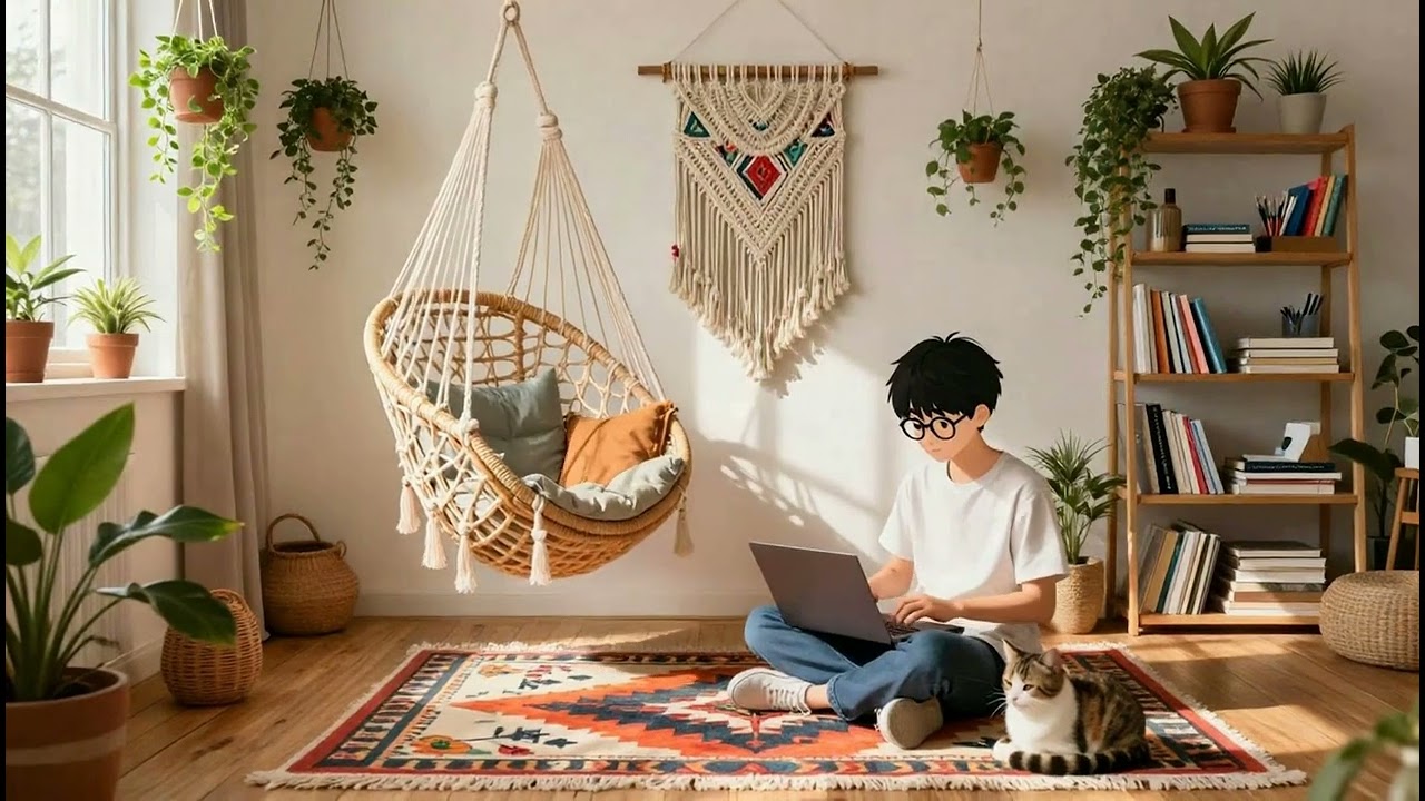 🌿 Chill Acoustic Guitar Lo-fi Mix | 78 Minutes of Nature Sounds & Relaxing Beats 🎶
