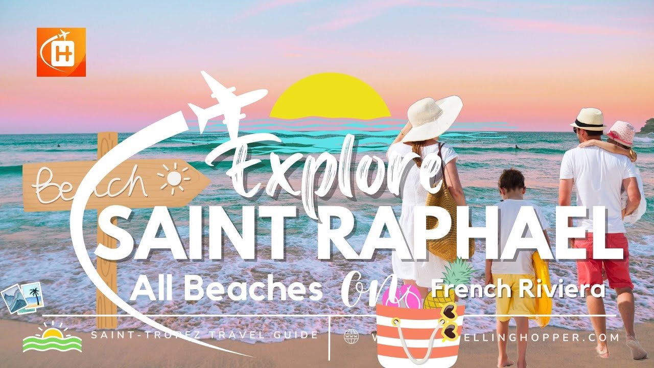 Saint Raphael Beaches Cote d'Azur (ALL Beaches INFO)🏖️🌅🌴, France