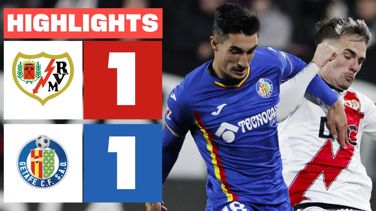 RAYO VALLECANO 1 - 1 GETAFE CF | RESUMEN LALIGA EA SPORTS
