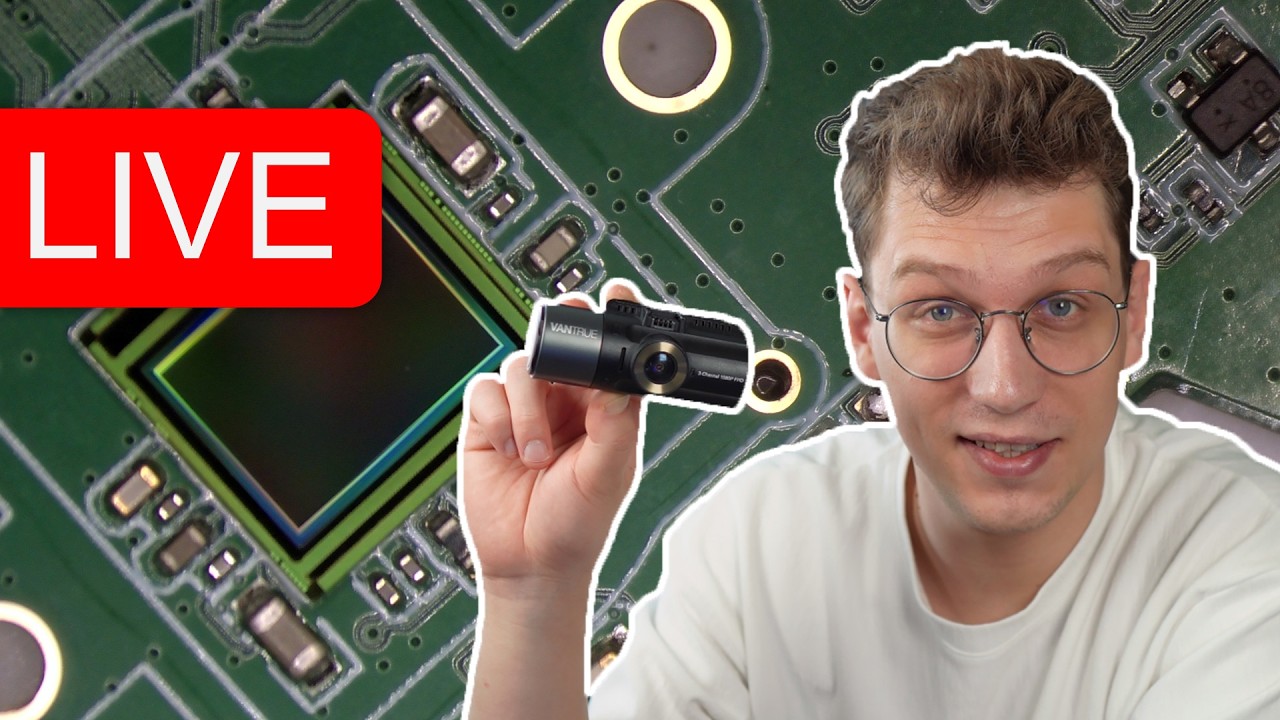 Reballing sensora - Kamera samochodowa Vantrue N4