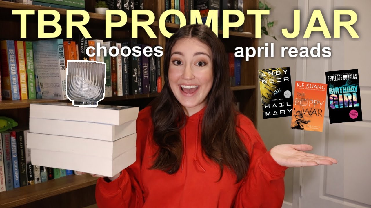 TBR jar picks my april reads 📚🌷🫙 random book prompts decide my tbr!