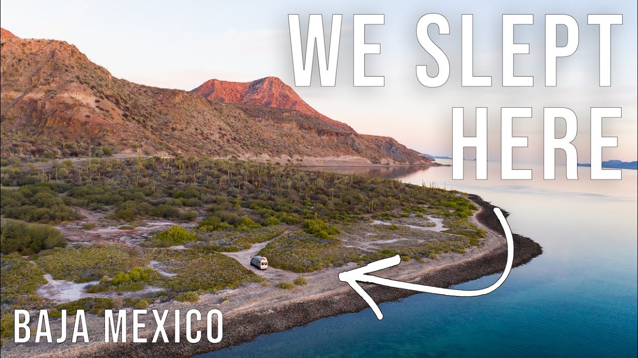 VAN LIFE BAJA MEXICO - Van Inspected at a Military CheckPoint & Free Beach Camping -  Ep 38