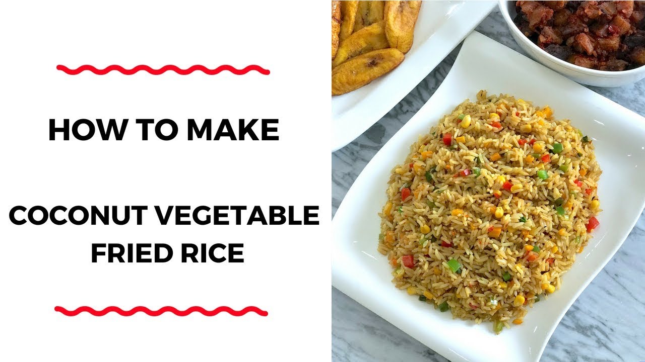HOW TO MAKE COCONUT VEGETABLE FRIED RICE - RICE RECIPES - ZEELICIOUS FOODS