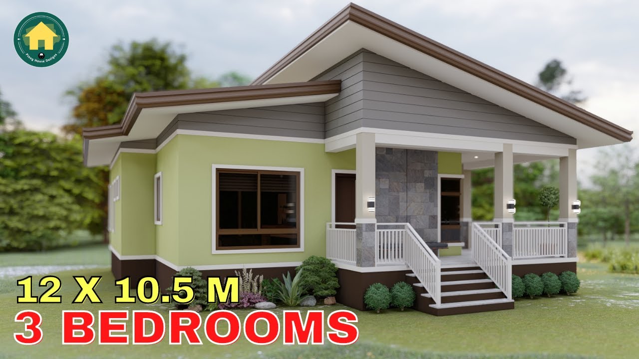 Cozy Simple House Design Idea with 3 Bedrooms