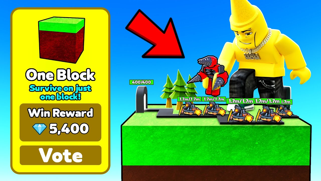 Toilet Tower Defense, But It's ONLY ONE BLOCK!