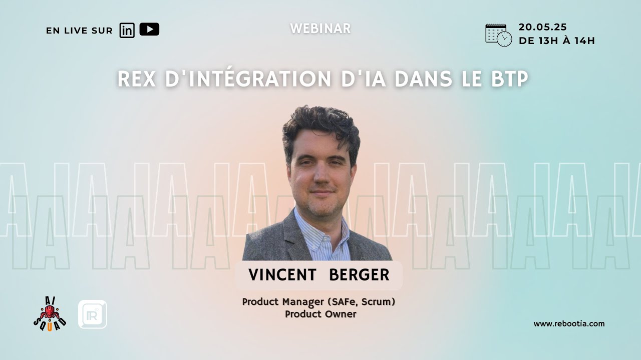 REX d'intégration d'IA dans le BTP - Vincent Berger