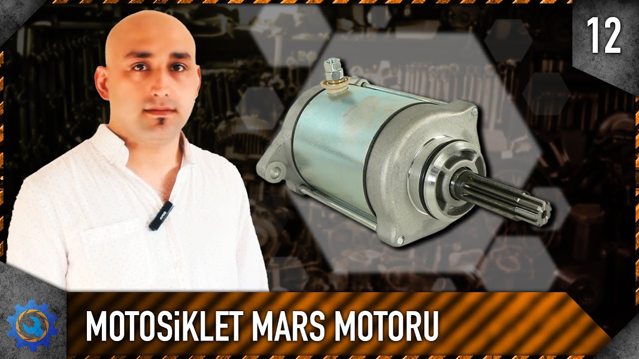Marş Motoru | Motosiklet Parçaları ve Çalışma Prensipleri | 012