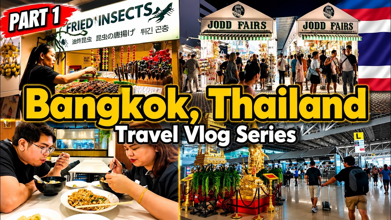 Manila to Bangkok | Pinoy First Time in Thailand! Budget Hotel Stay, Thai Food & Night Market Finds