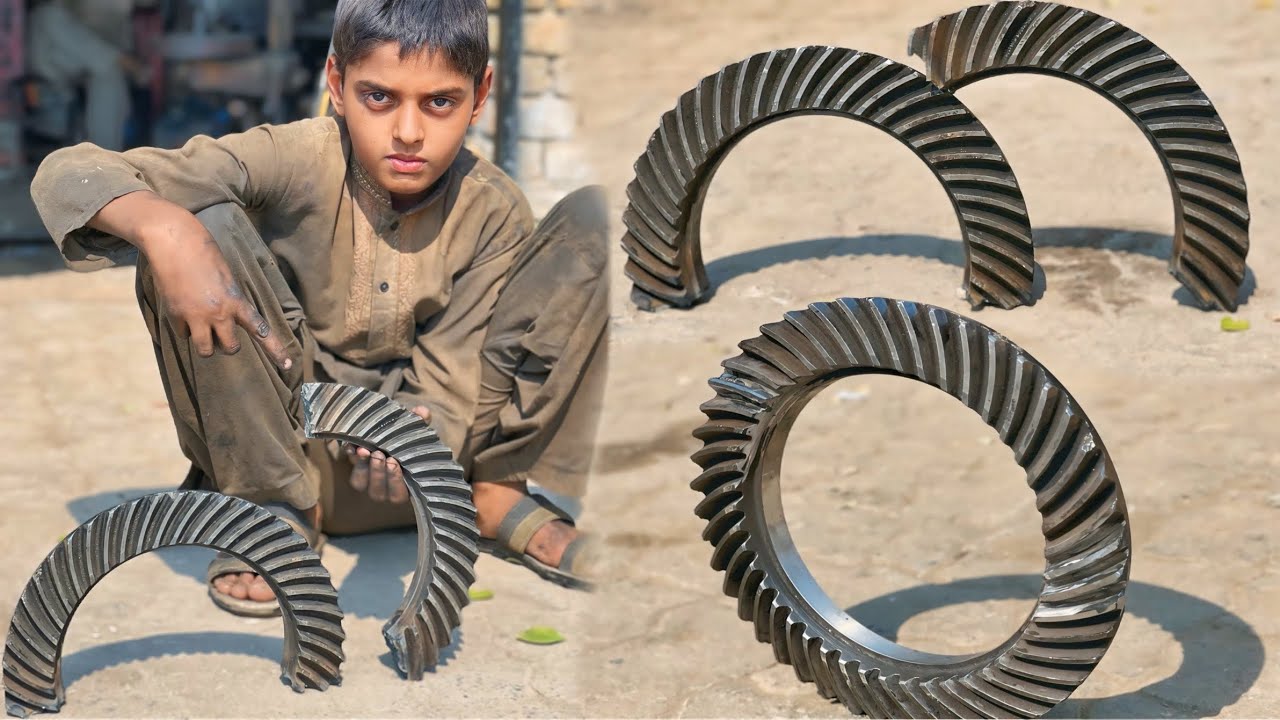 Difficult Repairing of this type of Broken Differential Gear Ring by Trusted Mechanic