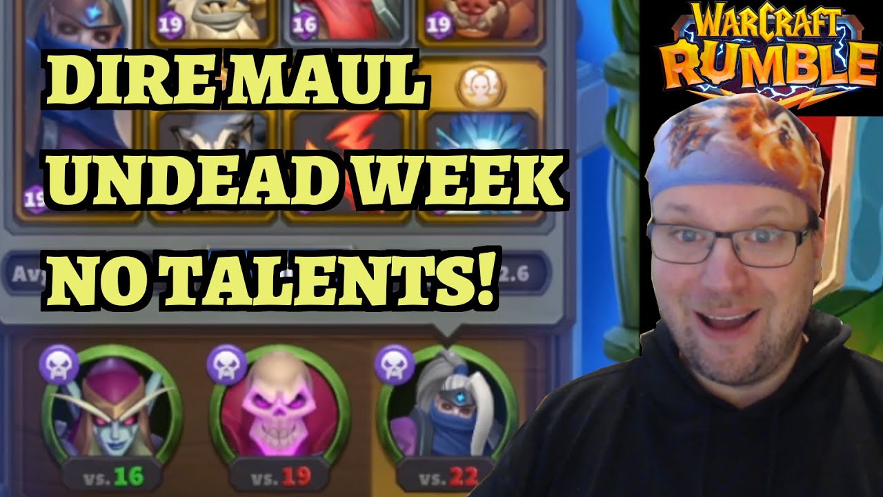 Dire Maul Dungeon Guide - Undead Week - No Talents - Warcraft Rumble