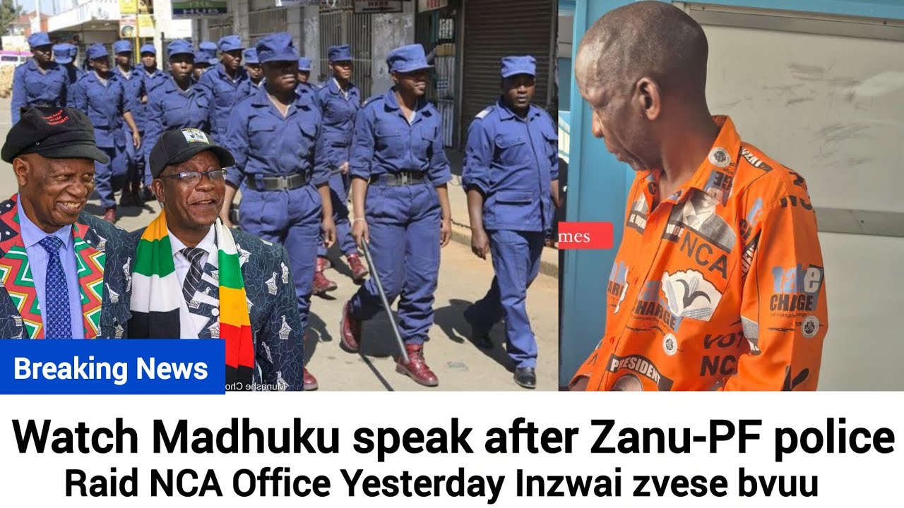 Watch🔥Madhuku speak after Zanu-PF police Raid NCA Office Yesterday