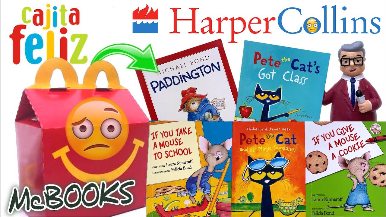 Cajita Feliz - Colección de McLIBROS Harper Collins | McDonald´s USA Marzo (2023) - TOY SHOTS