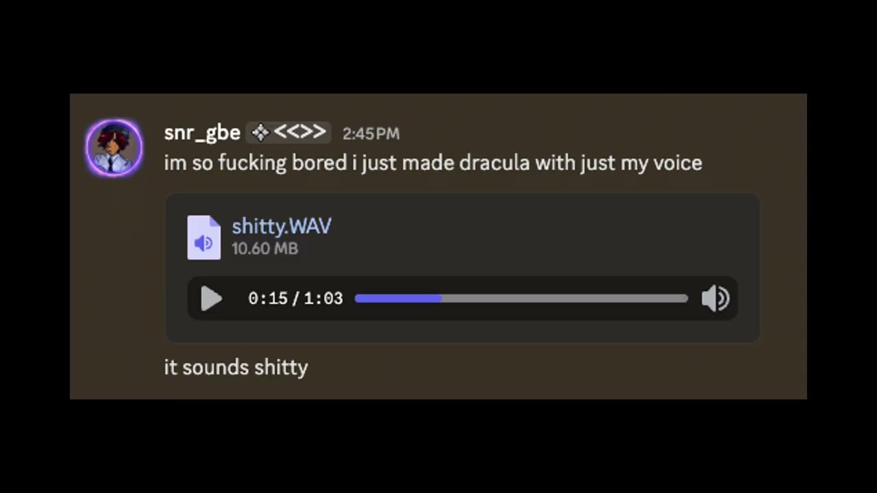 tame impala - dracula, except its with my voice
