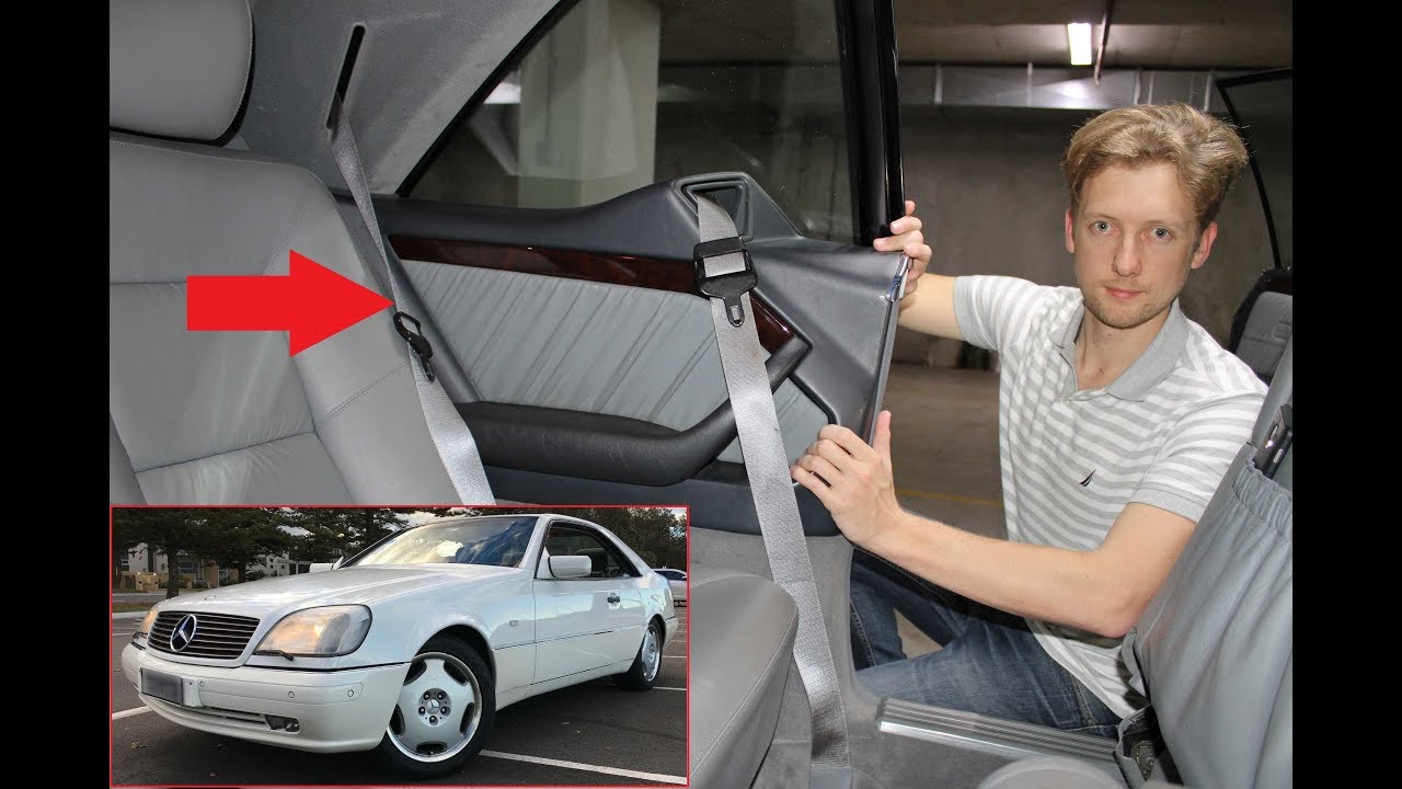 Инструкция по снятию задней обшивки Mercedes-Benz C140 купе (1996-1999)