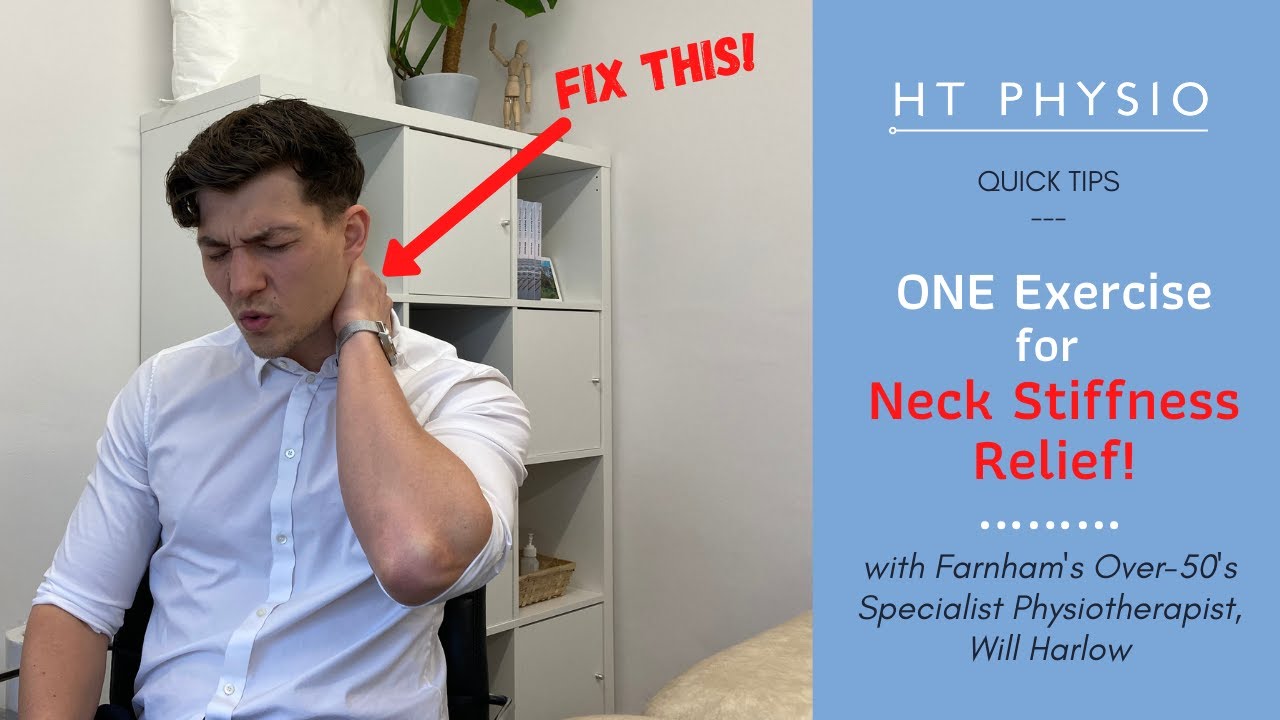ONE Exercise to Relieve a Stiff Neck! | HT Physio Quick Tips