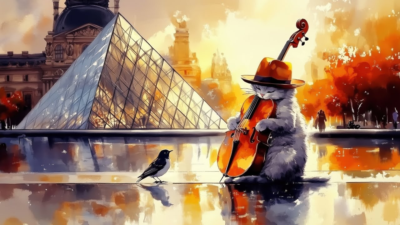Gypsy Balkan Jazz | Paris Street Party | Feel Good Party Music | Louvre Vibes