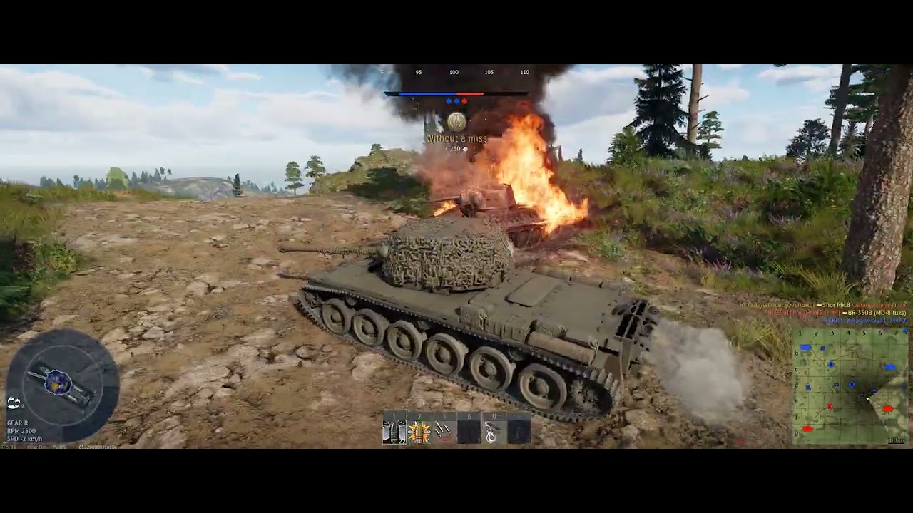 British 4.7 wild battle for B