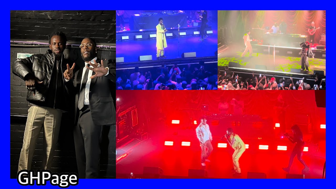 Black Sherif show in London with surprise appearance from Burna Boy,Darkoo, Victony-Full Performance