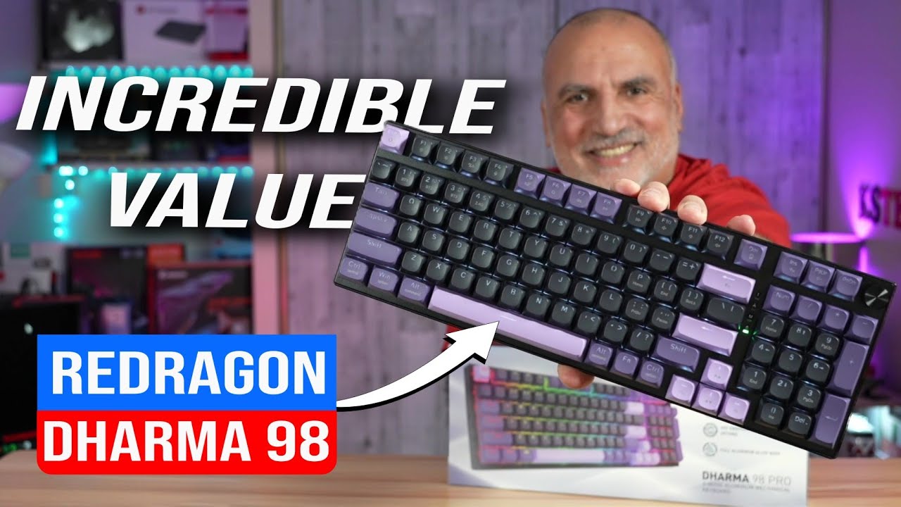 УДИВИТЕЛЬНОЕ ПРЕДЛОЖЕНИЕ! Механическая клавиатура Redragon DHARMA 98 K740 Pro