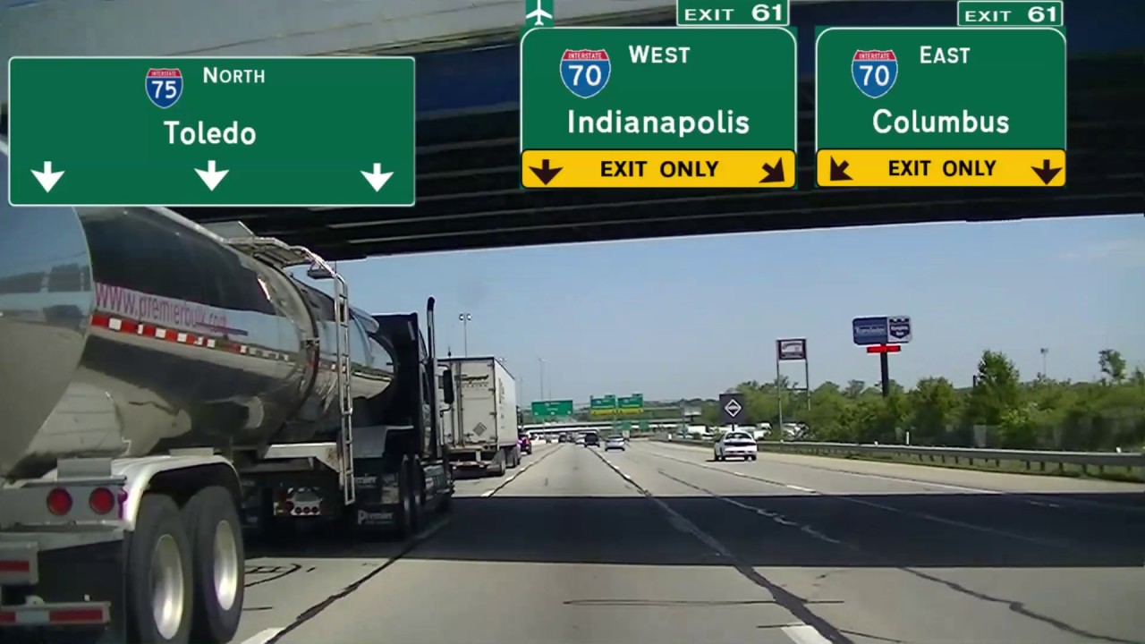 Interstate 75 to Interstate 70 Dayton