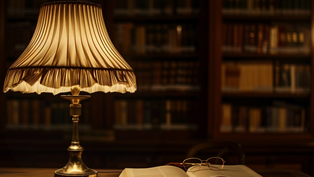 The Last Light in the Hall – Soft Ambient Piano for Late Night Reading & Focus 1 Hour  Night Libr