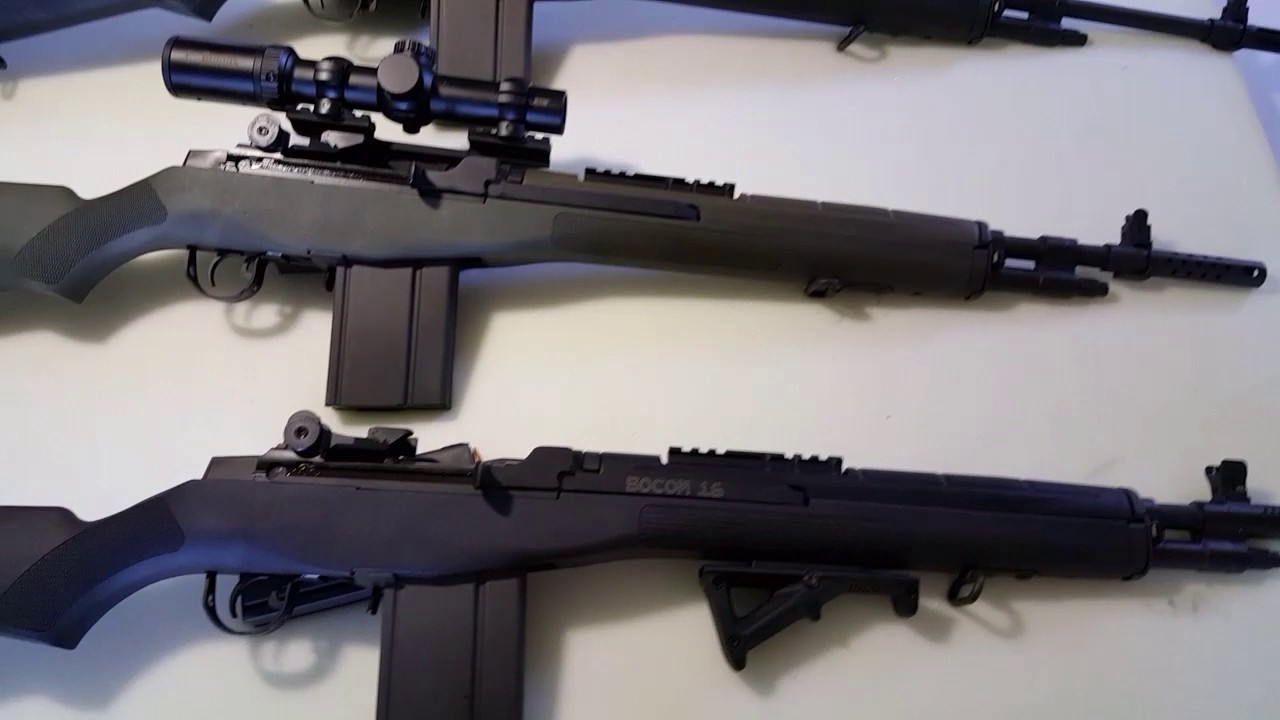 M1a Scout Squad против M1a Loaded против M1a Socom 16