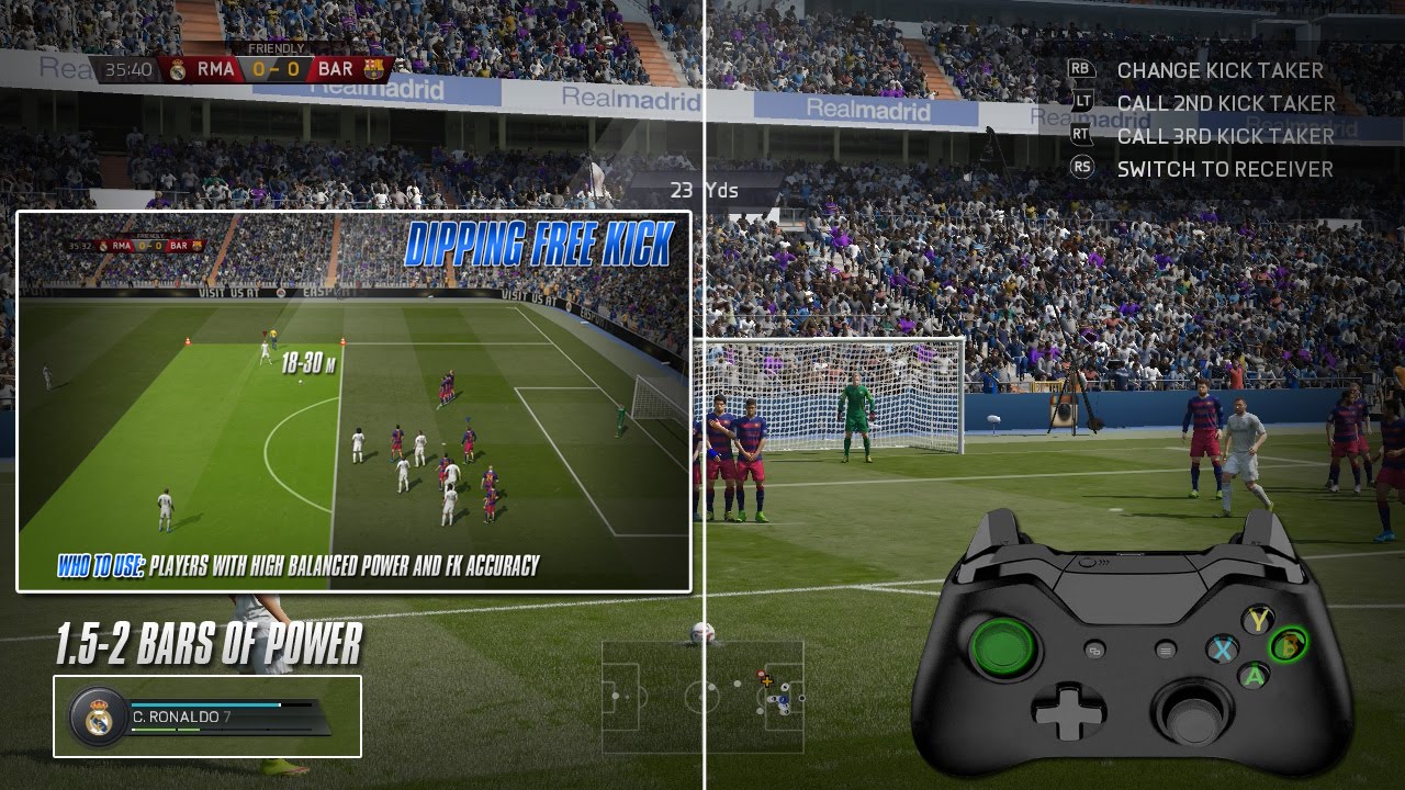 Fifa 16 Dipping Free Kick Tutorial