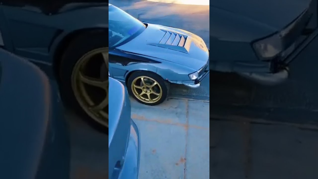beautiful girl's car