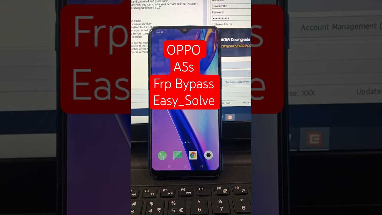 Oppo A12 A5s Frp Bypass Without PC | Screen Lock Remove | Frp Bypass Just One-click Easy Tricks |