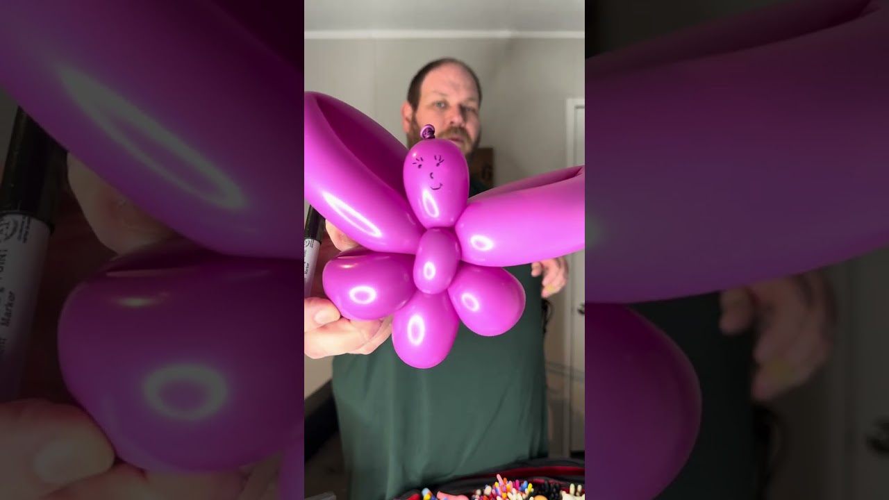 Balloon butterfly