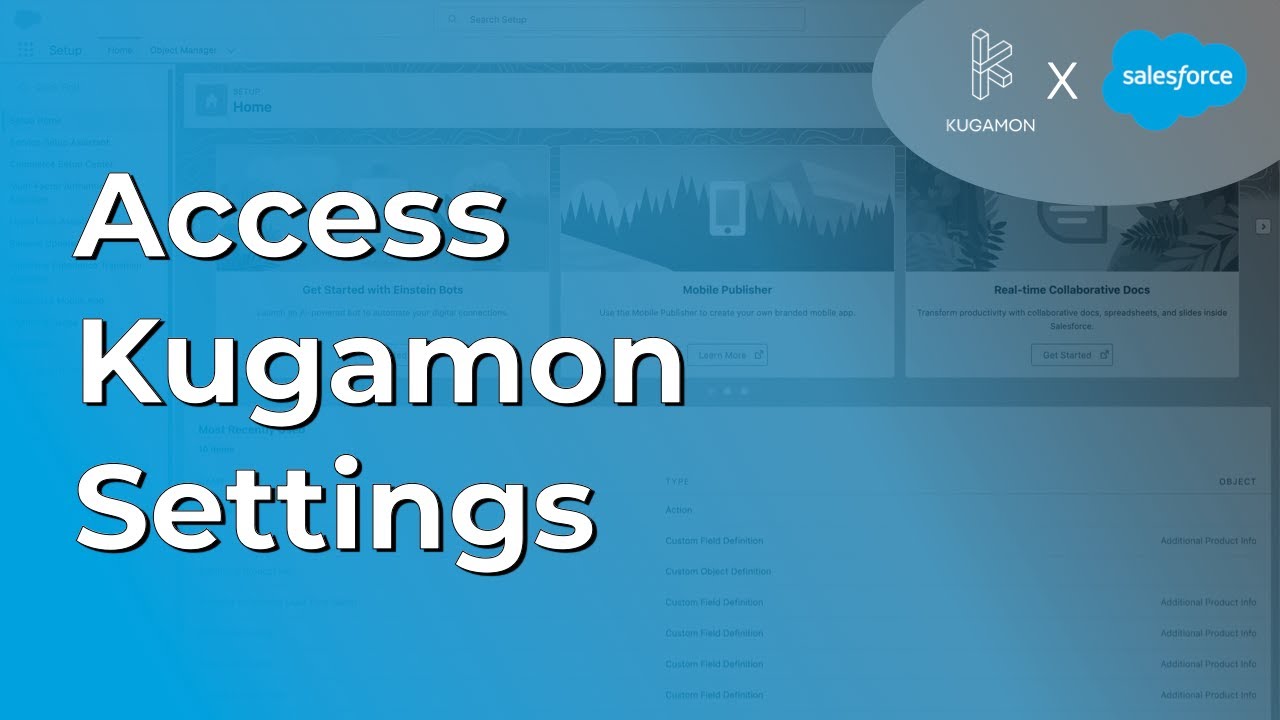 Access Kugamon Settings #administration