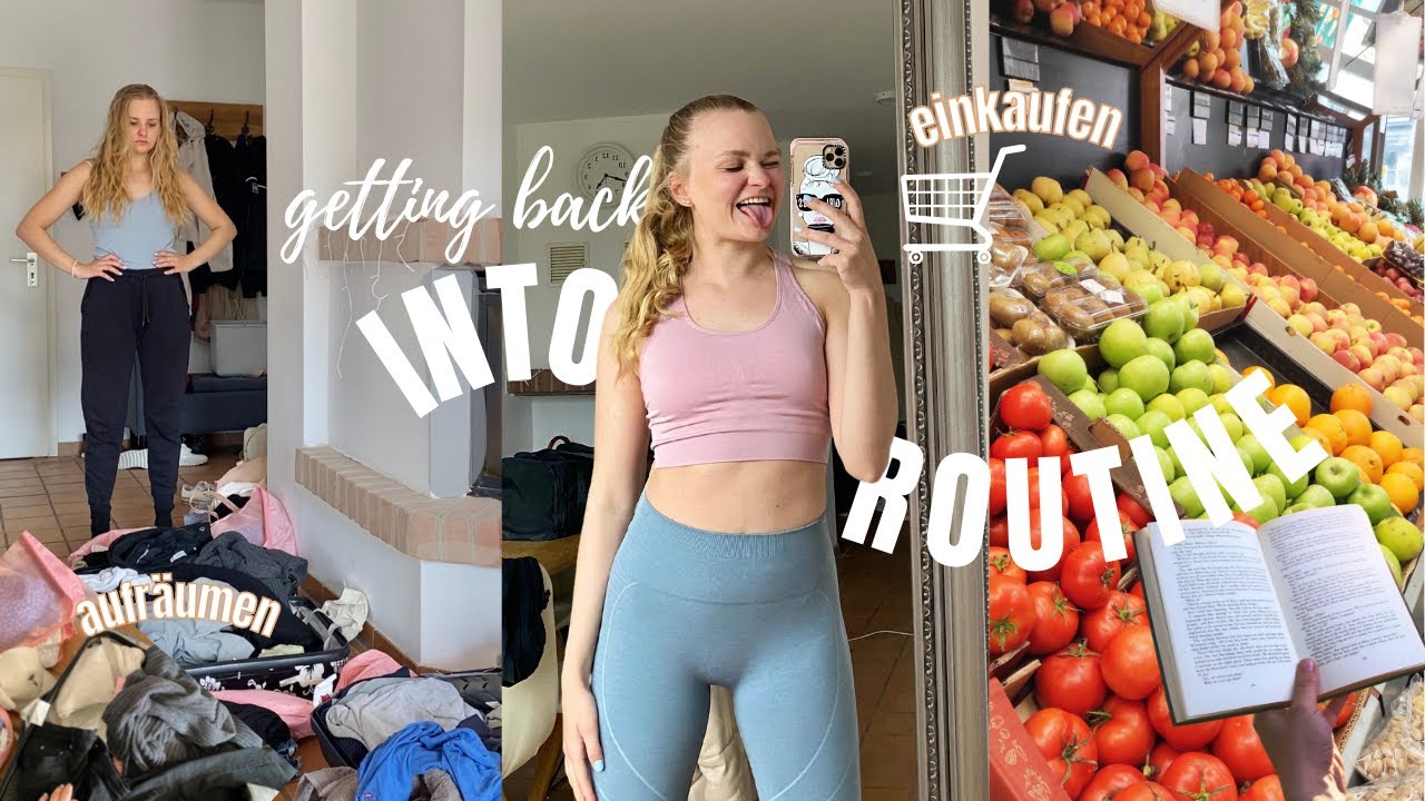 GETTING BACK INTO ROUTINE: Einkaufs-Haul, wieder ins Training reinkommen, aufräumen.. // Miss Aliana