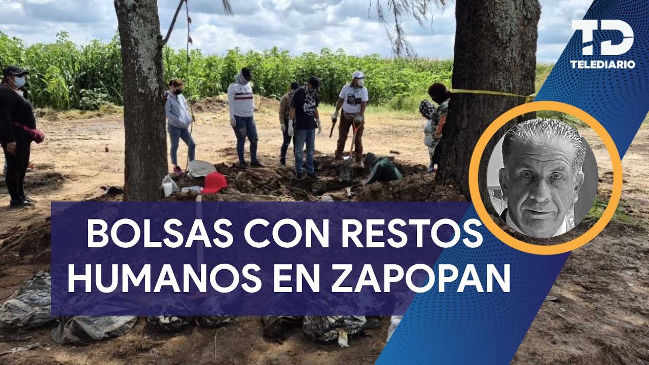 Bolsas con restos humanos en Zapopan