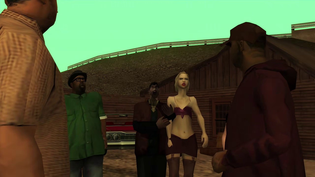 GTA San Andreas Longplay with random characters - Badlands