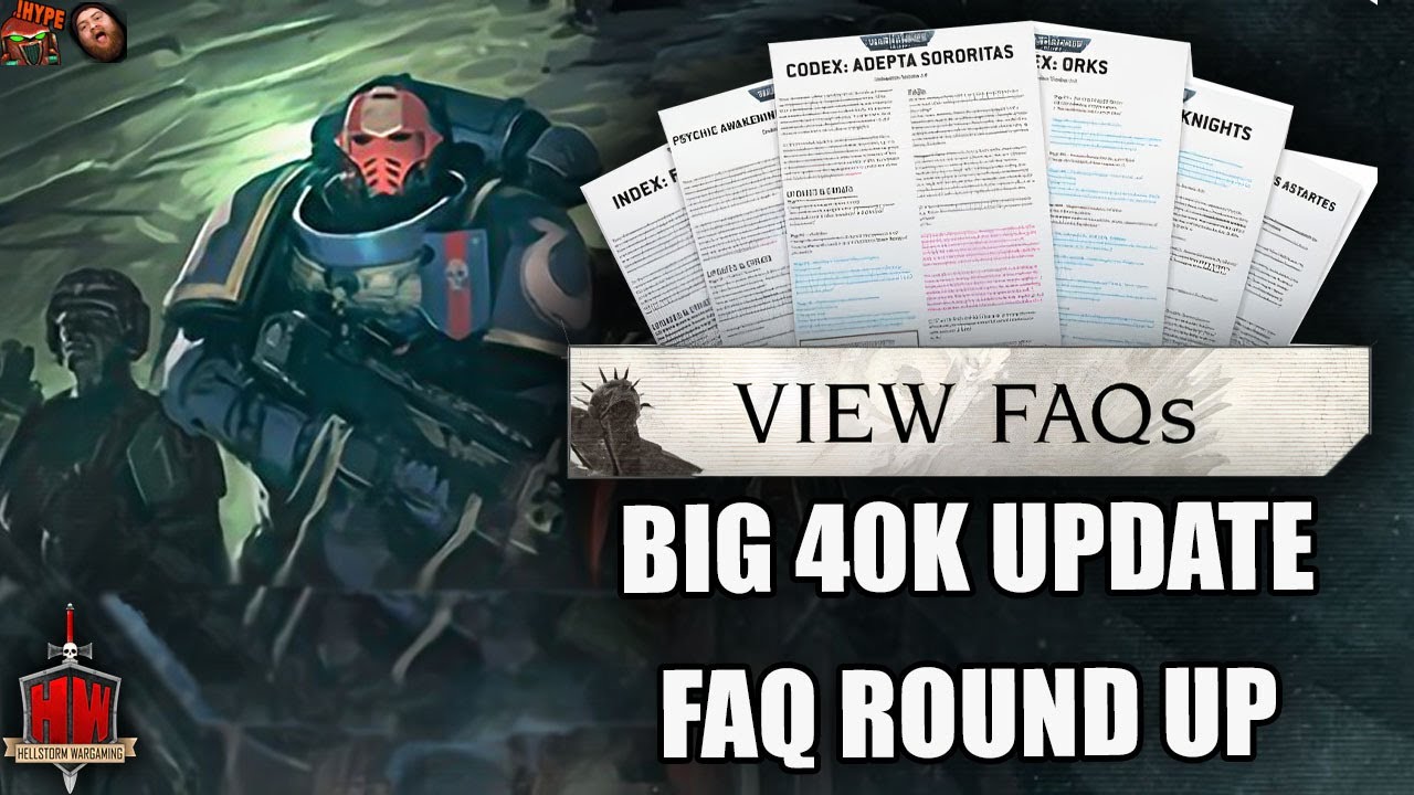 I made the ULTIMATE 40K FAQ Cheat Sheet
